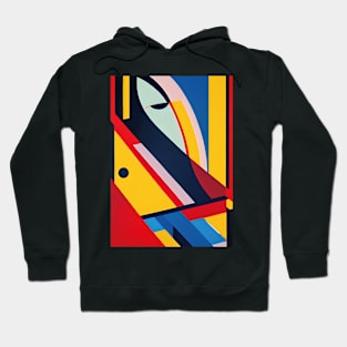 A Woman and a Tram 003 - Abstract soviet realism - Trams are Awesome! Hoodie